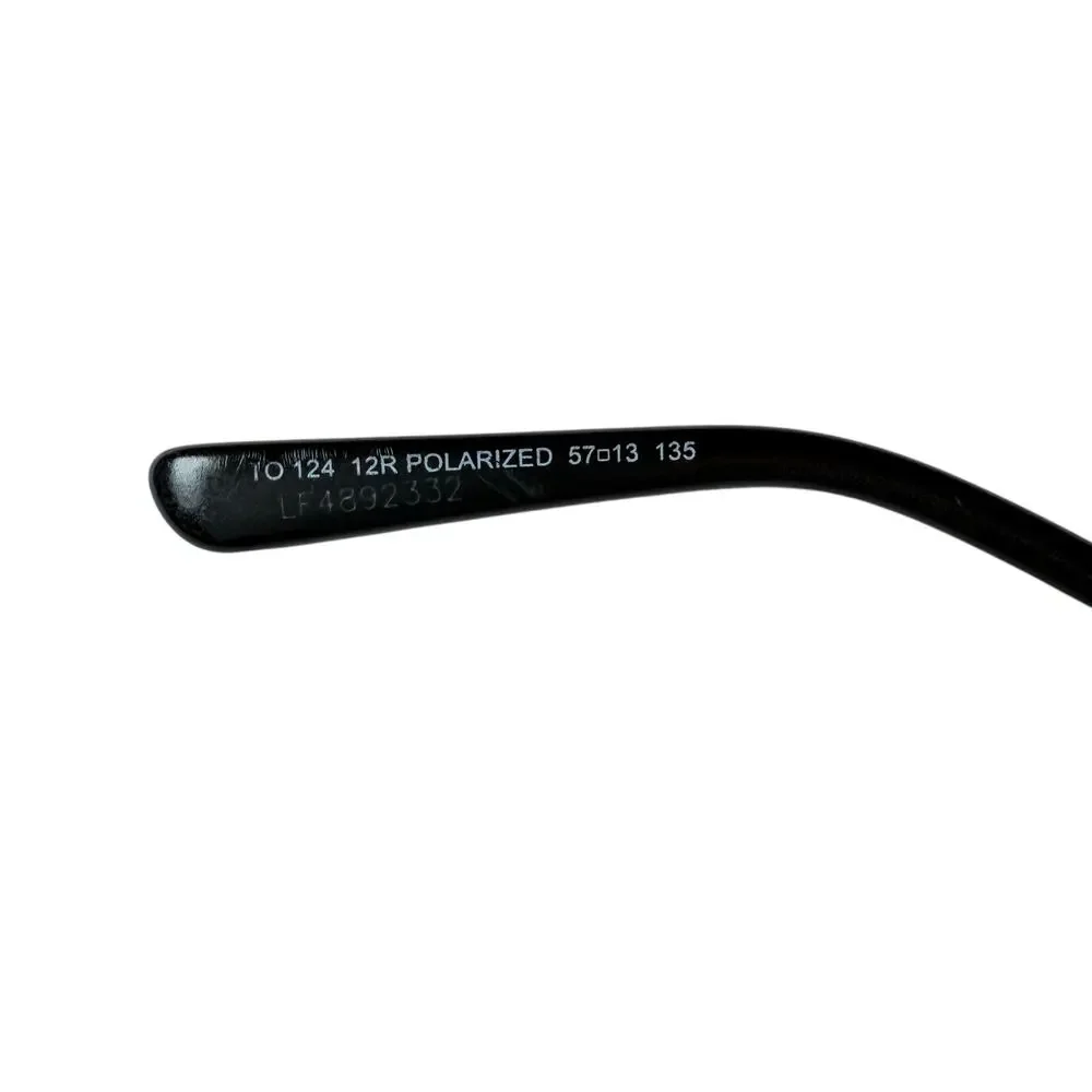 TOD'S TO 124 12R 57 13 135 sunglasses black ONLY FRAME